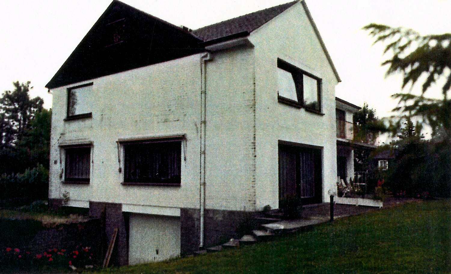 Volume existant de la villa avant extension
