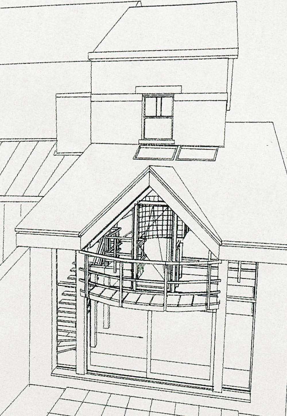 Détail intérieur de la rénovation