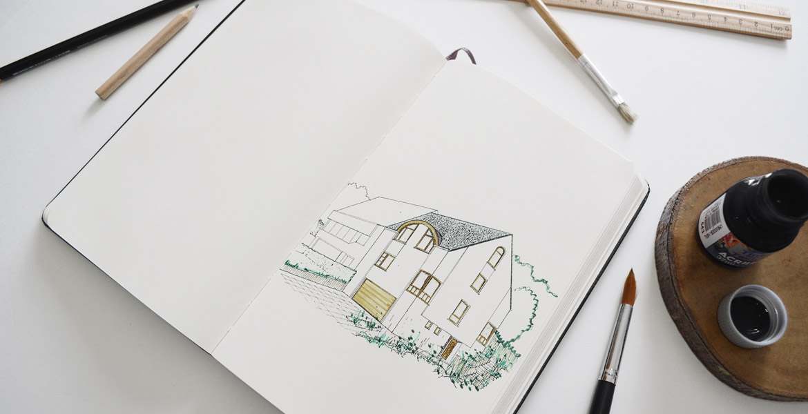 Maison neuve en construction